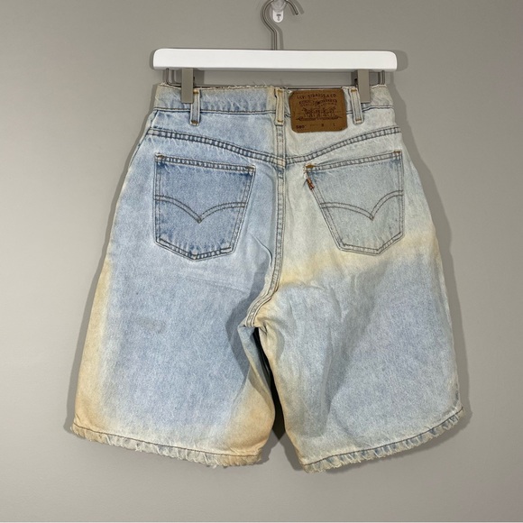 Vintage Levi’s 580 Denim Jean Shorts Baggy Fit Jorts - Picture 3 of 10